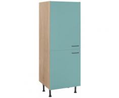 OPTIFIT Hochschrank Elga, grün, lichtgrün/eichefarben