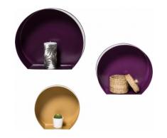 Kayoom Wandregal "TriplePflaume/Pflaume/Gold", lila, lila