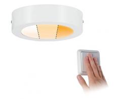 Paulmann LED Deckenleuchte Carpo Panel Warmdimmfunktion 170 mm weiß matt 10,2W Metall, Warmweiß-Extra-Warmweiß, Deckenlampe LED-Lampen LED-Leuchten Lampen Leuchten sofort lieferbar