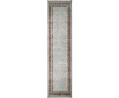 RESITAL The Voice of Carpet Läufer Style 5028, rechteckig, 8 mm Höhe, Teppich-Läufer, Kurzflor, gewebt, Orient-Optik, mit Fransen braun Teppichläufer Teppiche und Diele Flur
