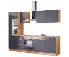 OPTIFIT Küchenzeile Odense, (Set), mit E-Geräten, Breite 270 cm EEK D grau Küchenzeilen Geräten -blöcke Küchenmöbel Arbeitsmöbel-Sets