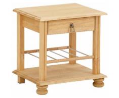 Home affaire Nachtkommode Mitu, beige, natur geölt