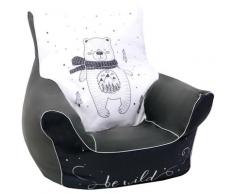 Knorrtoys Sitzsack Bear, für Kinder; Made in Europe schwarz Sitzsäcke Sitzhocker Kleinmöbel