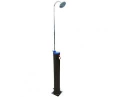Interline Gartendusche Hexagonal Solar Shower, 210 cm Höhe, 19 l Tank schwarz Gartenduschen Bewässerung Garten Balkon Outdoorduschen
