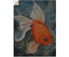 Artland Wandbild Feng Shui - Goldfisch orange Bilder Bilderrahmen Wohnaccessoires