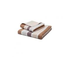 grace grand spa Duschtuch Premium, (1 St.), in tollem Streifen-Design braun Badetücher Handtücher