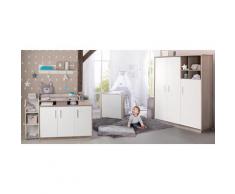 roba Babyzimmer-Komplettset Olaf (Set, 3-tlg) weiß Baby Baby-Möbel-Sets Babymöbel Schlafzimmermöbel-Sets