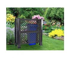 KHW Spalier, Sichtschutz für Mülltonen, BxTxH: 110x119x49 cm grau Spaliere Gartendekoration Gartenmöbel Gartendeko Spalier