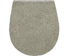 GRUND exklusiv Badematte Sophia, Höhe 22 mm, rutschhemmend beschichtet, Hoch-Tief-Struktur, Made in Europe grau Badematten