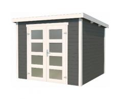 Outdoor Life Products Gartenhaus, Zambezi 4 schwarz Gartenhäuser Garten Balkon