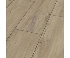 BODENMEISTER Laminat "Dielenoptik Kastanie beige rustikal" Hartbodenbeläge Landhausdiele 1380 x 244 mm, Stärke: 8 mm braun