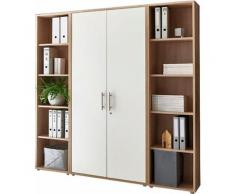 BMG Büro-Set TABOR 3 hoch, (Set, St.) weiß Büromöbel-Sets Arbeitszimmer Büro