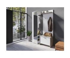 Homexperts Garderoben-Set Benno (Spar-Set, 3-tlg) weiß Garderoben-Sets Garderoben Kastenmöbel-Sets