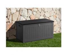 garten gut Auflagenbox, 190 Liter grau Garten- Kissenboxen Gartenmöbel Gartendeko Auflagenbox