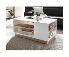 Couchtisch CLAIR weiß Couchtische eckig Tische Tisch