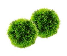 I.GE.A. Kunstpflanze Kugel Zyperngras, 2er Set grün Künstliche Zimmerpflanzen Kunstpflanzen Wohnaccessoires