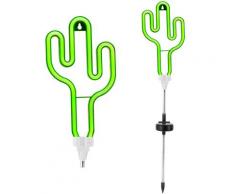 Pauleen LED Gartenleuchte Sunshine Cactus, 1 St., Solarbetrieben, Erdspieß grün LED-Lampen LED-Leuchten SOFORT LIEFERBARE Lampen Leuchten