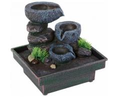 Home affaire Zimmerbrunnen Floating Stones grau Deko-Objekte Figuren Skulpturen Wohnaccessoires Dekoratives
