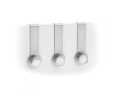 BLOMUS Türgarderobe Muro, (Set, 3 St.), Haken silberfarben Kleideraufbewahrung Aufbewahrung Ordnung Wohnaccessoires