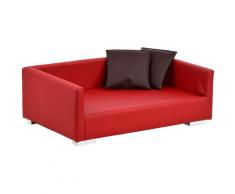 SILVIO design Tiersofa Lucky Gr. 2, BxLxH: 100x65x32 cm, rot Hundebetten -decken Hund Tierbedarf