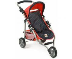 CHIC2000 Puppenbuggy "Jogging Buggy mit klappbarem Verdeck LOLA Dots Koralle", orange, Damen, koralle