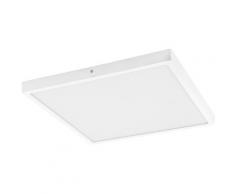 EGLO Aufbauleuchte FUEVA 1, LED-Board, 1 St., Warmweiß, schlankes Design, nur 3 cm hoch weiß LED-Lampen LED-Leuchten Lampen Leuchten sofort lieferbar