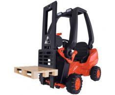 BIG Tret-Gabelstapler Linde Baureihe 394, BxTxH: 56x105x130 cm rot Kinder Ab 3-5 Jahren Altersempfehlung