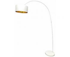 SalesFever Bogenlampe Luca, E27 weiß Bogenlampen Stehleuchten Lampen Leuchten