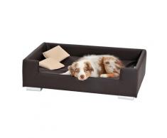 SILVIO design Tiersofa Candy braun Hundebetten -decken Hund Tierbedarf