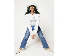 Levi's 5-Pocket-Jeans by GNTM, mit Knopfleiste blau Damen High-Waist-Jeans Jeans