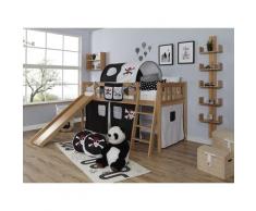 Ticaa Hochbett Ekki beige Kinder Kinderbetten Kindermöbel Hochbetten