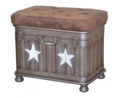 Home affaire Sitzhocker silberfarben Hocker