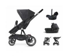 Concord Kombi-Kinderwagen inkl Babyschale Camino Travelset, schwarz, Unisex, cosmic black