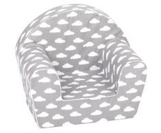 Knorrtoys Sessel Grey white clouds grau Kinder Kindersessel Kindersofas Kindermöbel