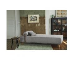 TOM TAILOR Daybett NORDIC DAYBED PURE, inklusive Kissenrolle & Lederband, wahlweise mit Bettkasten, Füße in Eiche natur grau Tagesbetten Gästebetten Betten