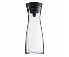 WMF Wasserkaraffe 075l mit Kippdeckel Basic, schwarz, schwarz