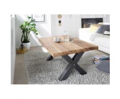 MCA furniture Couchtisch, Couchtisch Massivholz Wildeiche geölt braun Couchtische Tische Möbel sofort lieferbar