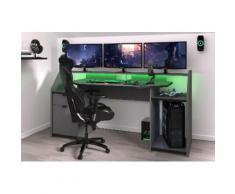 Parisot Gamingtisch Set-Up grau Gaming-Tisch Gamingtische Bürotische Tische