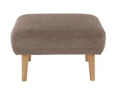DOMO collection Sitzhocker Cabarini, mit hellen Eichefüßen braun Sitzsäcke Sitzwürfel Sessel Wohnzimmer