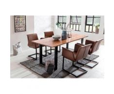 SalesFever Essgruppe (Set, 5-tlg) braun Essgruppen Tische Sitzmöbel-Sets