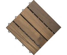 florco Klickfliesen Thermo Esche,4 Latten glatt,30x30x2,8 cm, (6 St.), 6 Stück/Pack (≈ 0,54 m²) beige Bodenbeläge Nachhaltige Artikel Aktionen Themen