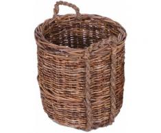 Franz Müller Flechtwaren Dekokorb, aus Rattan, mit nützlichen Tragegriffen beige Dekokorb Körbe Boxen Regal- Ordnungssysteme Küche Ordnung