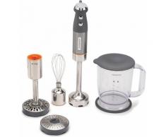KENWOOD Stabmixer HDM802SI, 1000 W, Variable Geschwindigkeitseinstellung, Triblade 3-Flügel-Messer, Inkl. Zubehör silberfarben Mixer Zerkleinerer Haushaltsgeräte