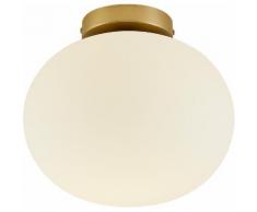 Nordlux Deckenleuchte ALTON, E27, Opalglas mit Messing Gehäuse weiß Deckenleuchten SOFORT LIEFERBARE Lampen Leuchten