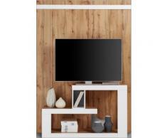 INOSIGN TV-Wand Skaf, weiß, eichefarben/weiß