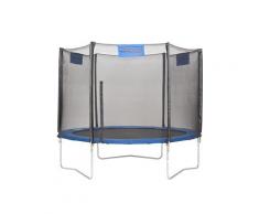 4 Uniq Gartentrampolin 4Uniq Trampolin Ø 305cm (Set mit Sicherheitsnetz), blau, Neutral