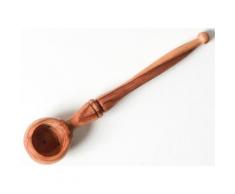 BERARD FRANCE 1892 Servierlöffel, (1 tlg.), Olivenholz aus nachhaltiger Forstwirtschaft, 20 cm, jedes Stück ein Unikat holzfarben, rot Servierlöffel Servierbesteck Bestecke Esszimmer