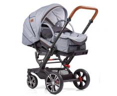 Gesslein Kombi-Kinderwagen F6 Air+ mit Tragetasche C1 Lift, Eisblau/Graphit blau Kinder Kombikinderwagen Kinderwagen Buggies