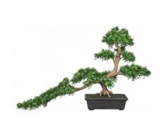Creativ green Kunstbonsai Bonsai Podocarpus (1 Stück) grün Künstliche Zimmerpflanzen Kunstpflanzen Wohnaccessoires
