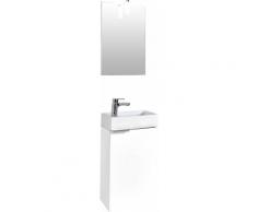 Homexperts Waschtisch-Set Gizo (Set 4-tlg), weiß, weiß Hochglanz